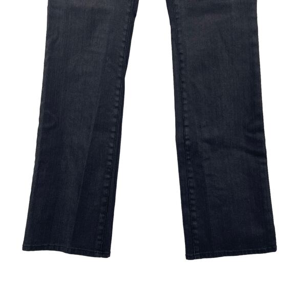Kenneth Cole Sz 4 Jeans Coated Black Bootcut Flare Five Pocket Style Womens - Picture 4 of 7